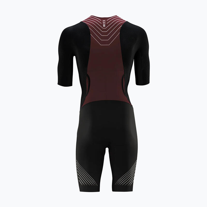 Costum de ciclism pentru bărbați HUUB Pinnacle Tri Suit clay
