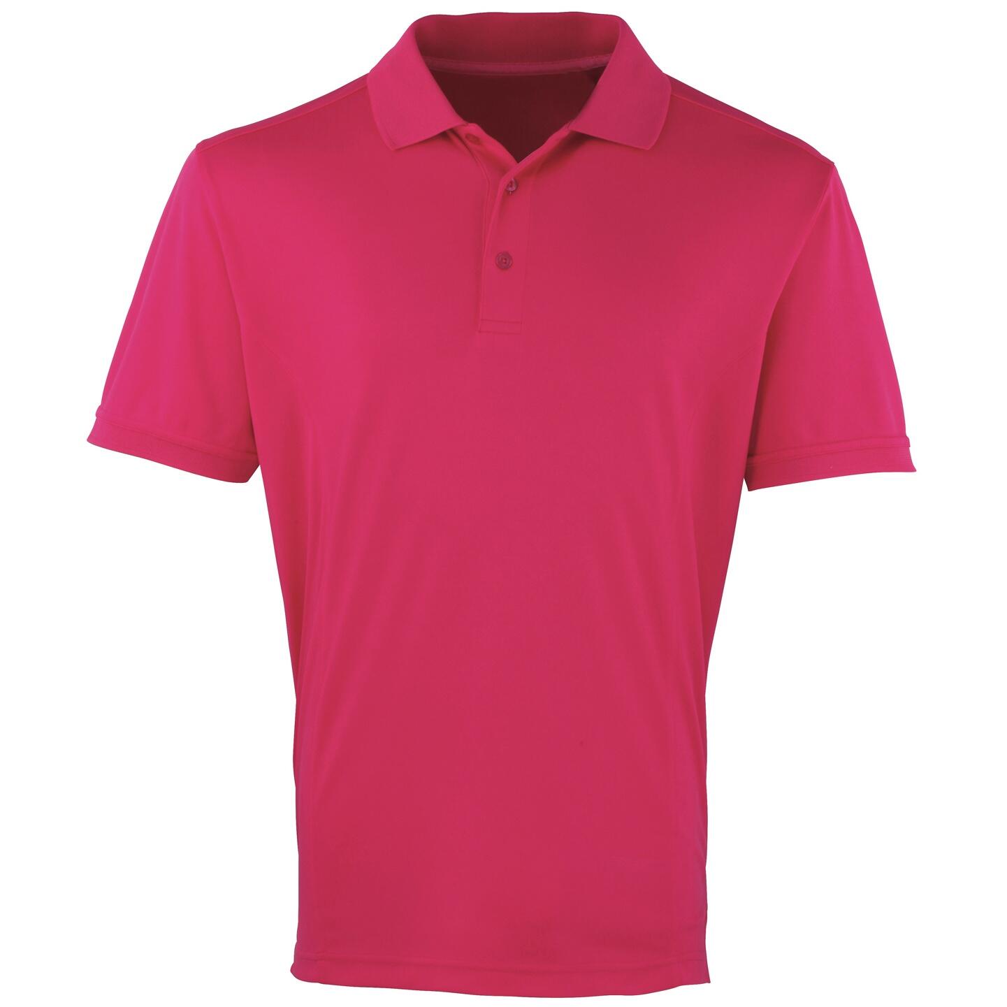 Premier Mens Coolchecker Pique Short-Sleeved Polo Shirt