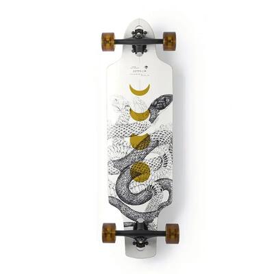 Arbor zeppelin bamboo 'zoe keller' 32" wit longboard