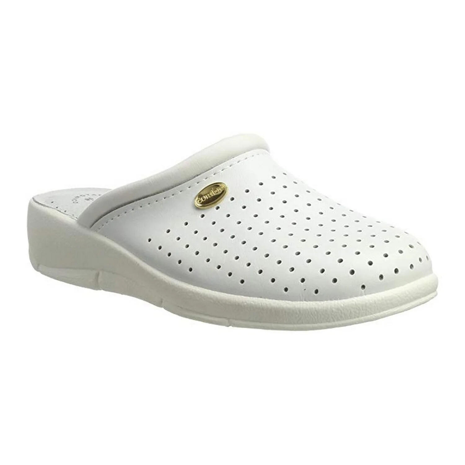 Dek Womens/Ladies Leather Clogs