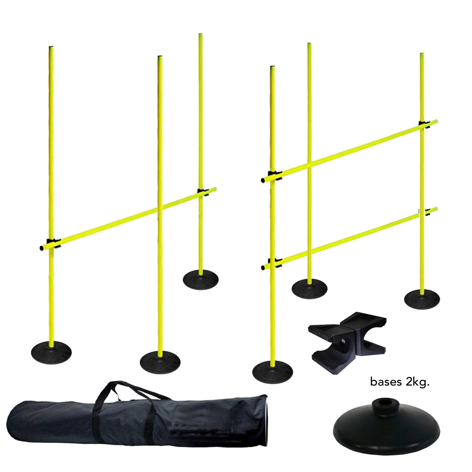 Set de Entrenamiento de Agilidad y Velocidad (9picas, 6bases 2kg, 6clips, bolsa) 2/7