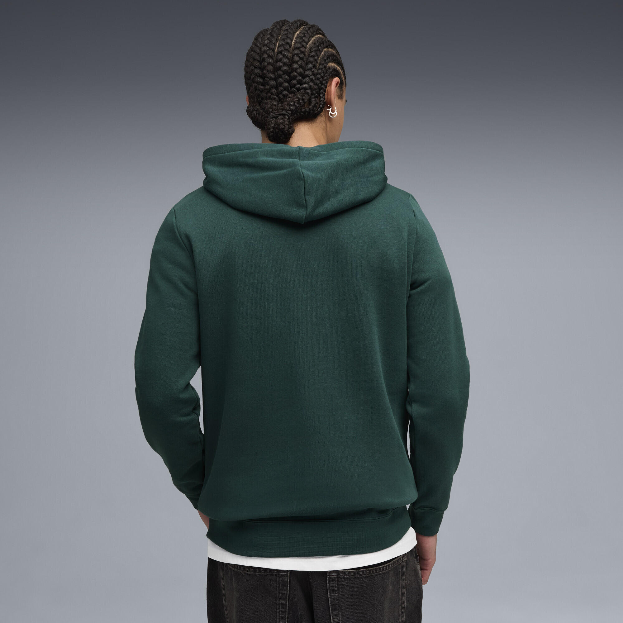 Felpa con cappuccio Essentials con logo piccolo N. 1 bicolore da uomo PUMA 3/5
