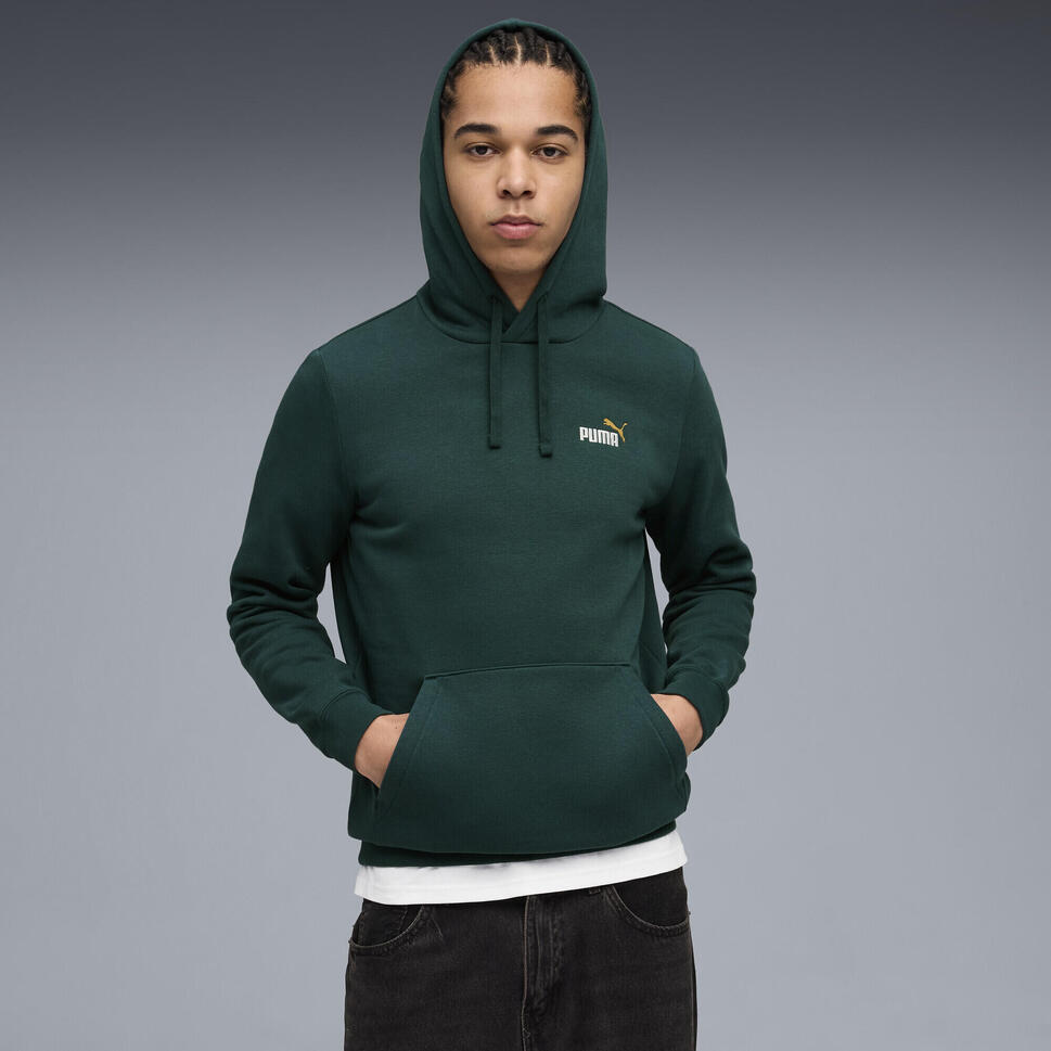 Męska bluza z kapturem Essentials z małym dwukolorowym logo No. 1 PUMA