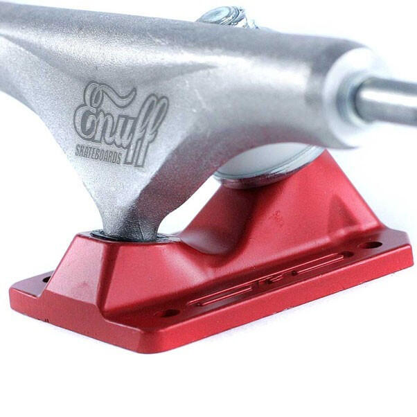 ENUFF Trucks Decade Pro Satin 129mm Natur Rot [x2] 6/6