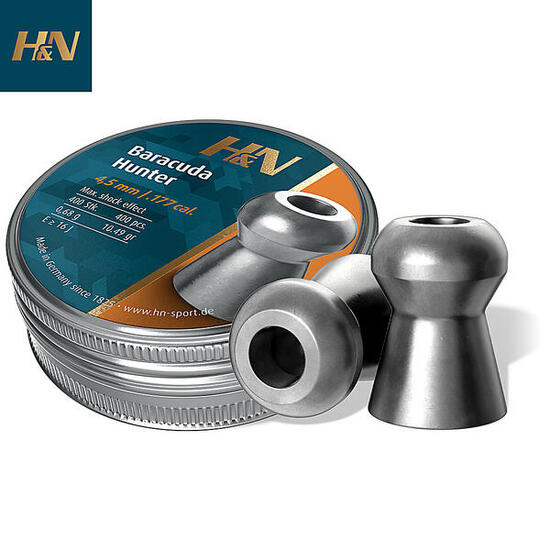 Śrut do wiatrówek Baracuda Hunter 0,68 grama kal. 4,5 mm 400 sztuk