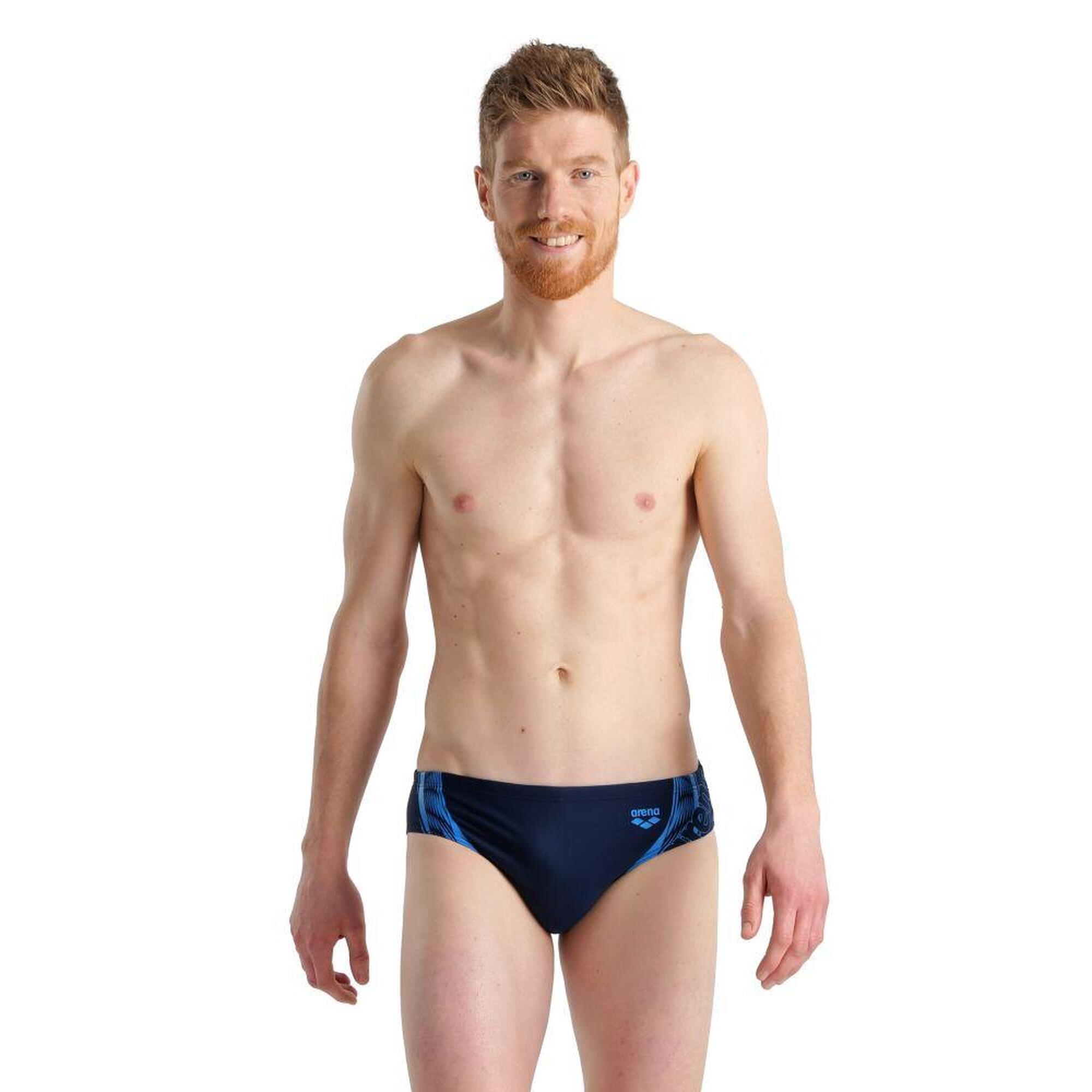 Kąpielówki męskie slipy kąpielowe pływackie na basen Arena Graphic