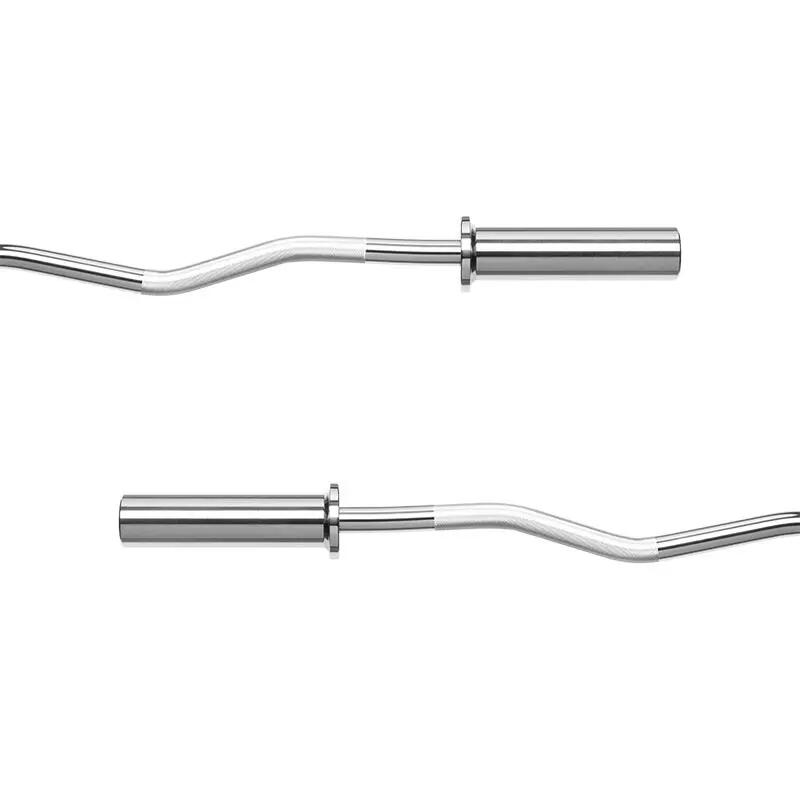 Gryf olimpijski łamany sztanga olimpijska zaciski 120cm 6kg 50mm Rebel 3/5