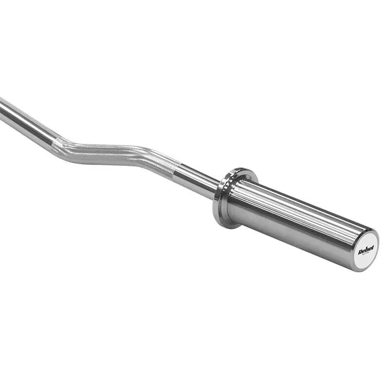 Gryf olimpijski łamany sztanga olimpijska zaciski 120cm 6kg 50mm Rebel 4/5