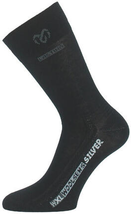 Chaussettes LASTING en laine mérinos WXL noires