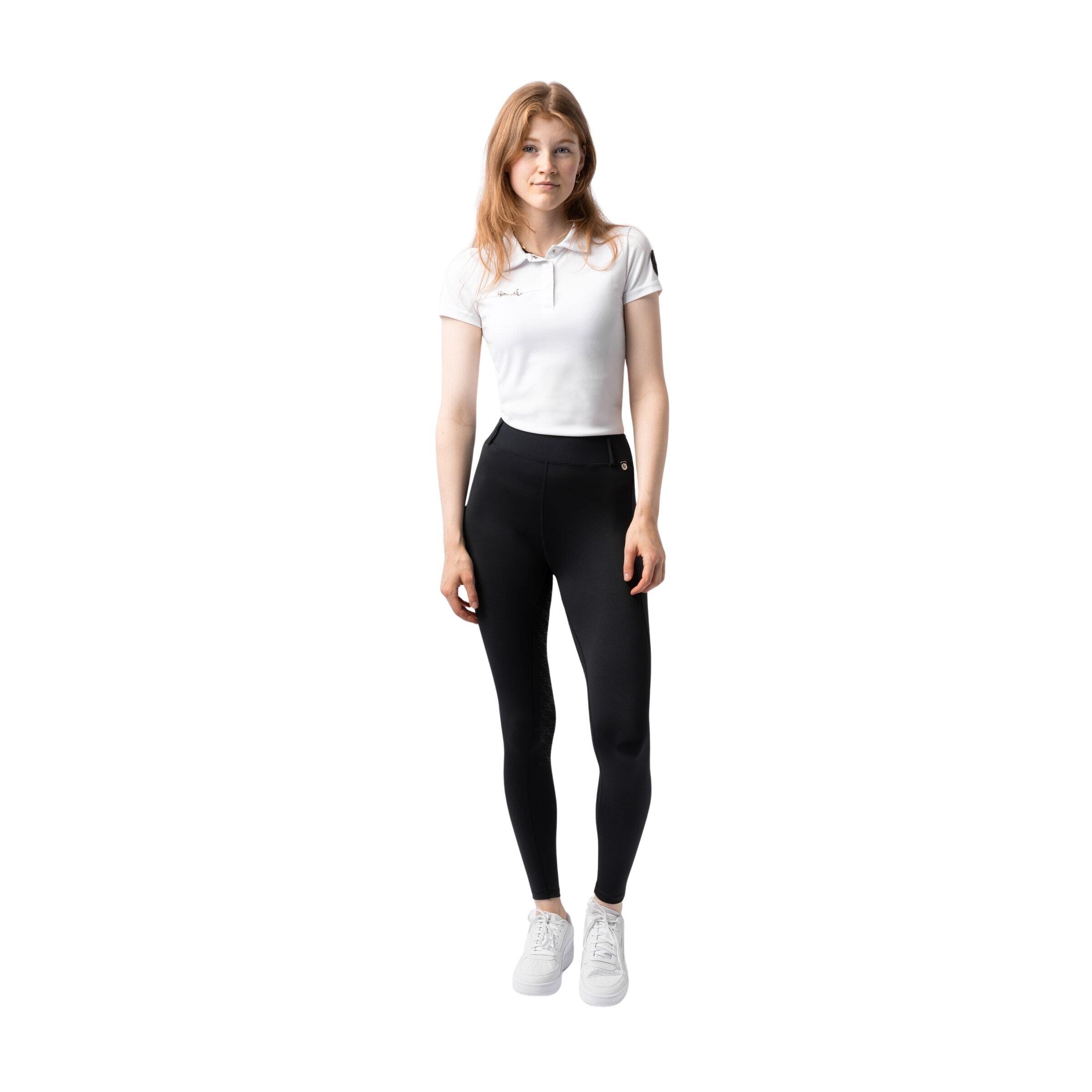 Horze - Legging Équitation Femme Horze Dea - Legging - Noir - Decathlon
