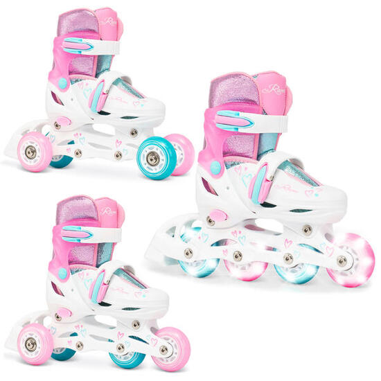Patines Ajustables 3en1 Ruedas Luminosas Loret