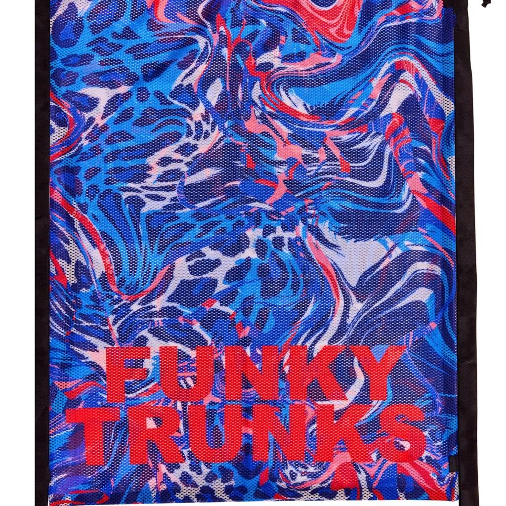 Funky Trunks Mad Cat Mesh Gear Bag - Blue/Black