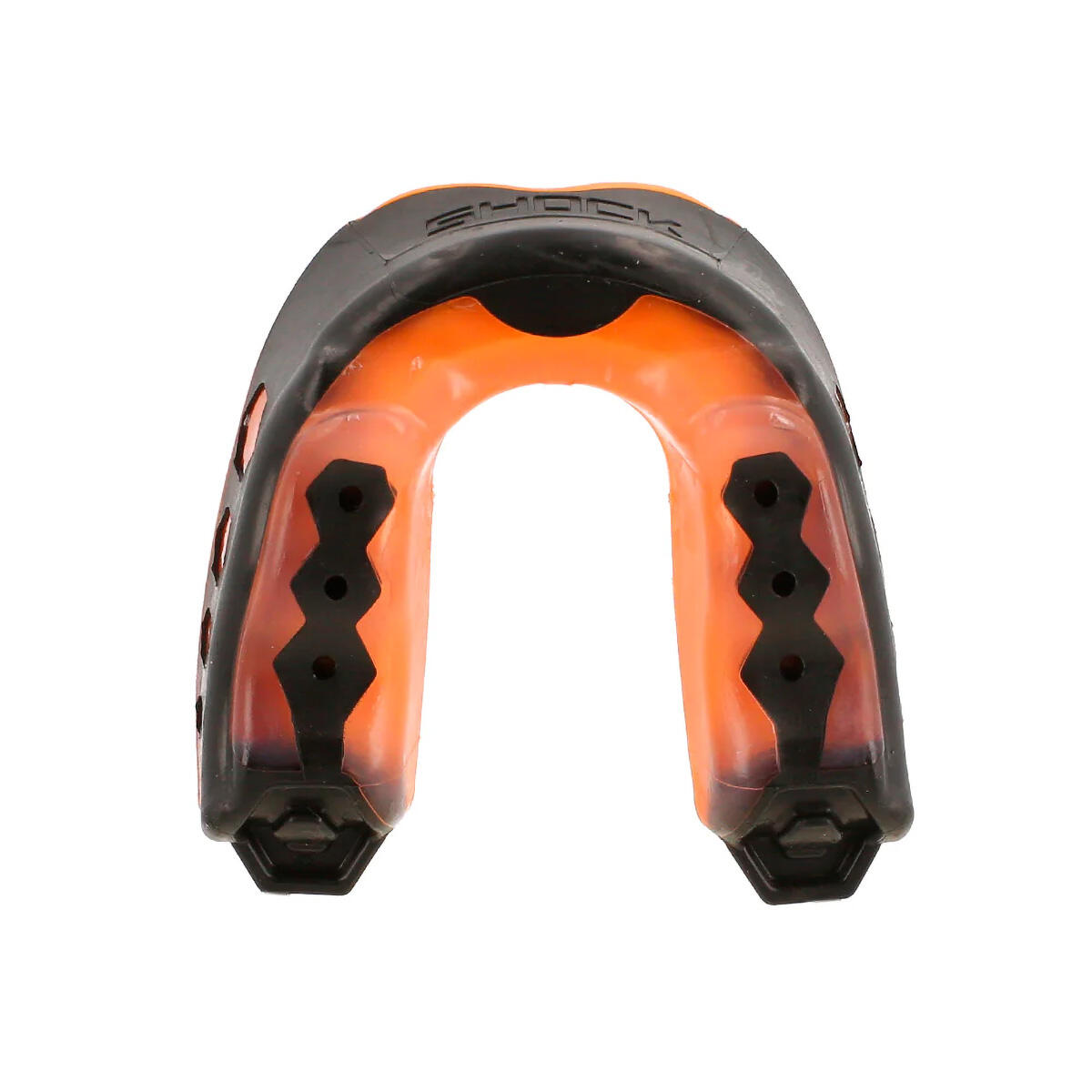 Protetor Bucal Gel Max Preto E Laranja Infantil Shock Doctor 2/5