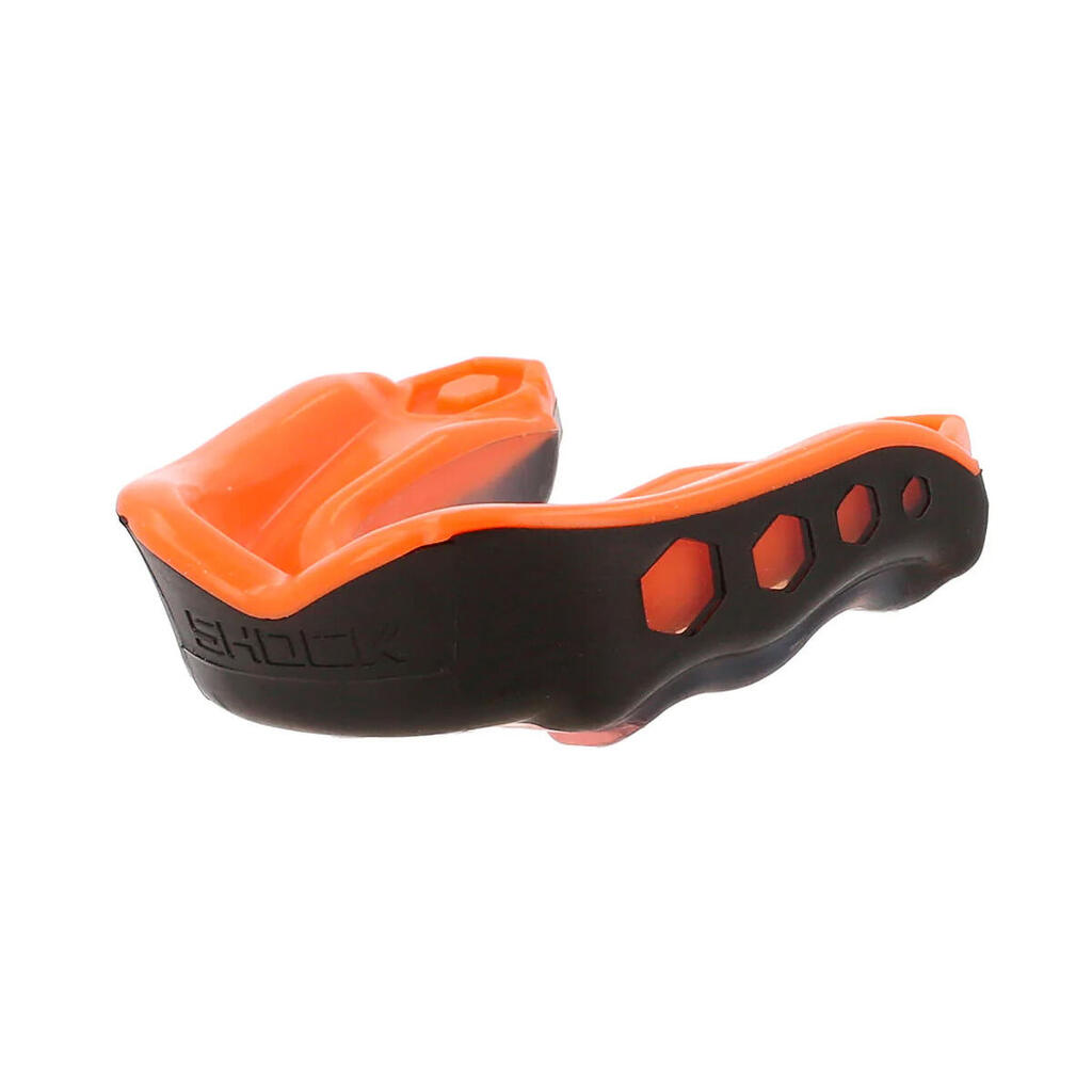 Gel Max Mouthguard Black and Orange for Kids Shock Doctor