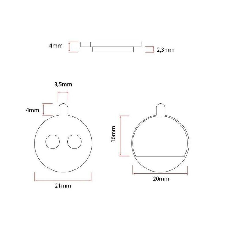 Placute frana eWheel CT005 pentru trotinete electrice Xiaomi, 2 seturi