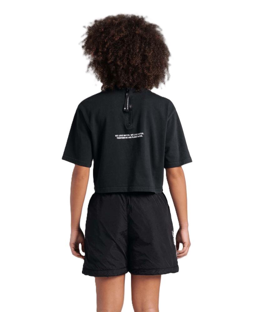 Koszulka T-shirt damski top bawełniany sportowy na trening Arena Crop 2/7