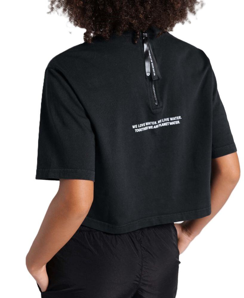 Koszulka T-shirt damski top bawełniany sportowy na trening Arena Crop 5/7