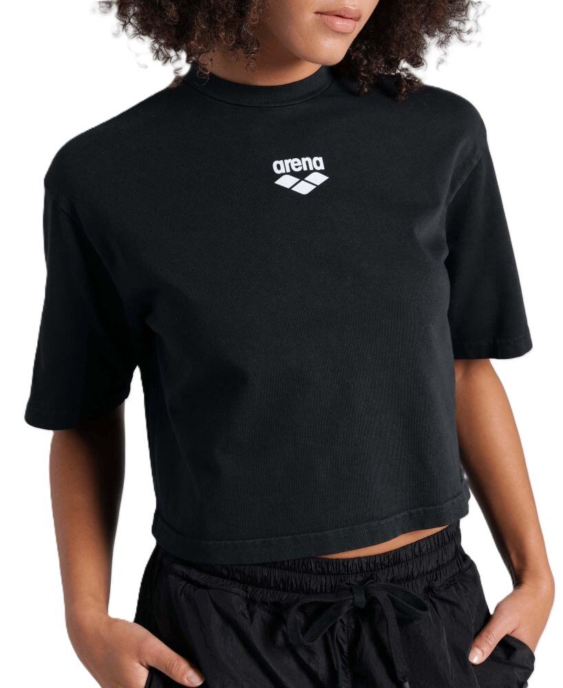 Koszulka T-shirt damski top bawełniany sportowy na trening Arena Crop 4/7