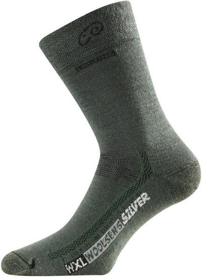 Chaussettes LASTING en laine mérinos WXL noires