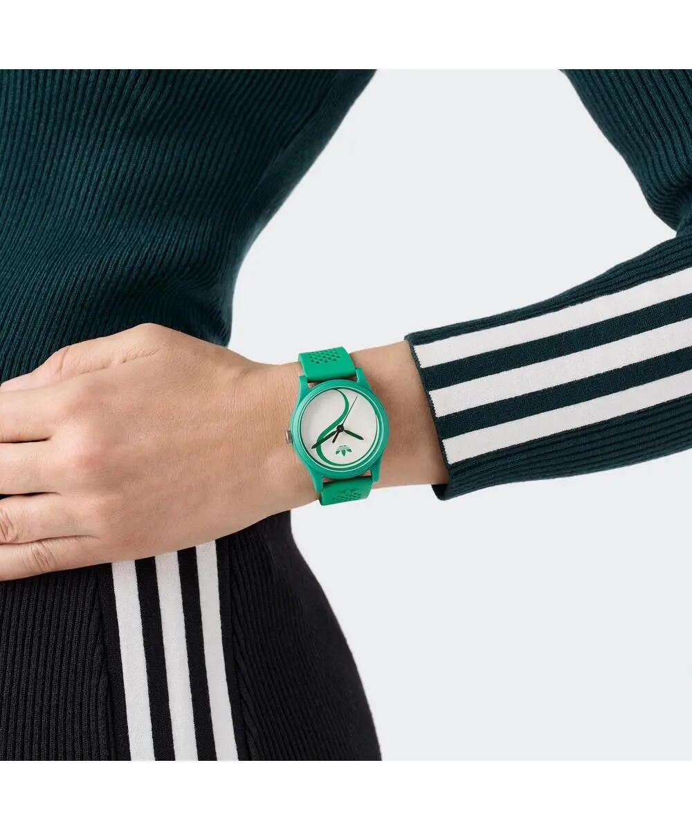 Adidas Originals Analog Uhr Grün/weiß AOSY25519 5/6