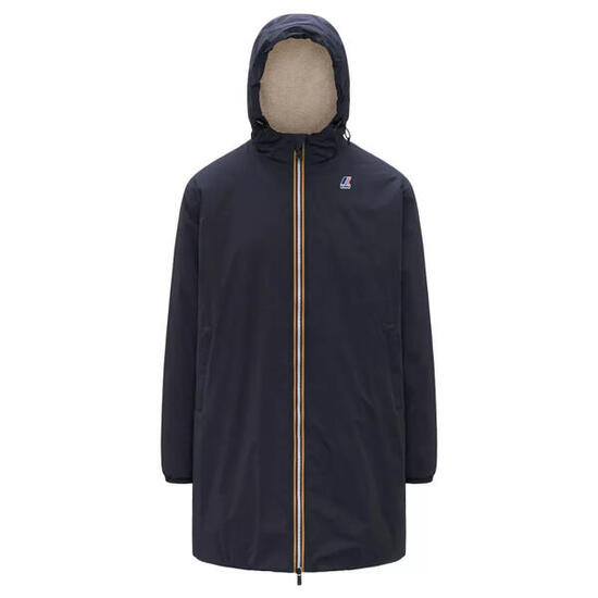 Parka Longue à Capuche Double Sherpa K-Way LE VRAI 4.0 EIFFEL EAST ORSETTO