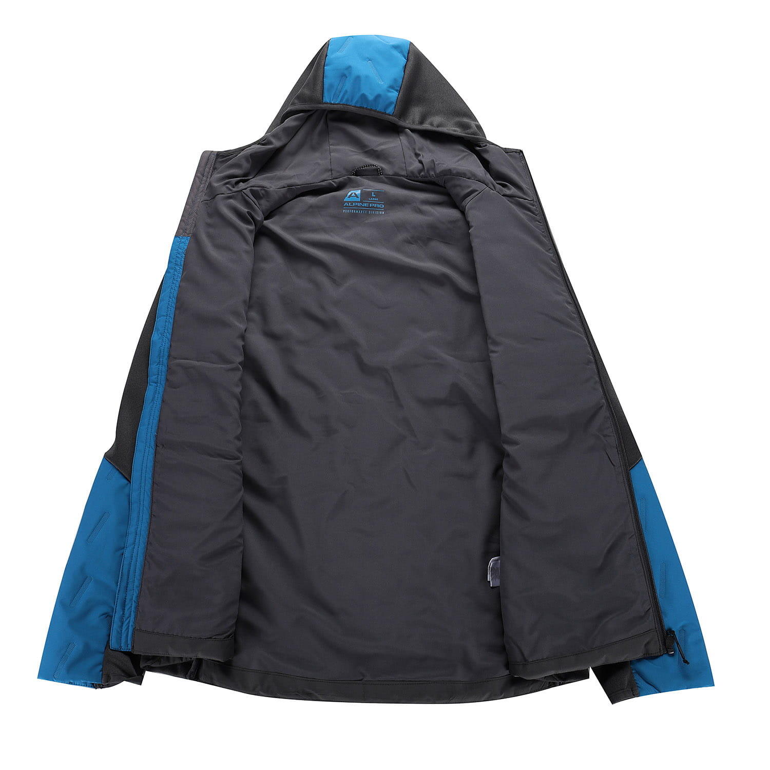 Męska bluza trekkingowa hybrydowa Alpine Pro Gomar 3/6
