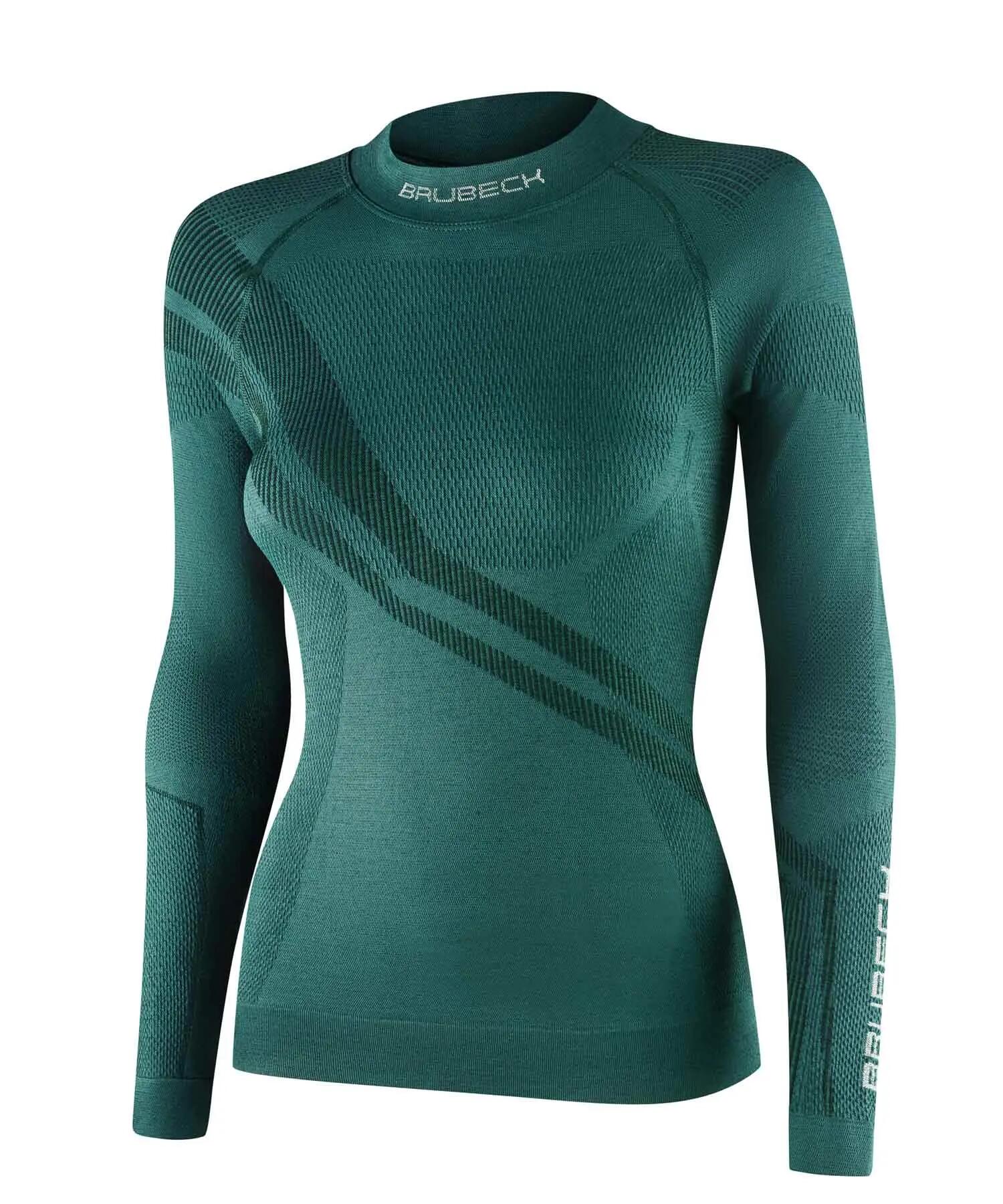 Bluza damska z wełną merino Brubeck THERMO WOOL by Pustelnik 3/5