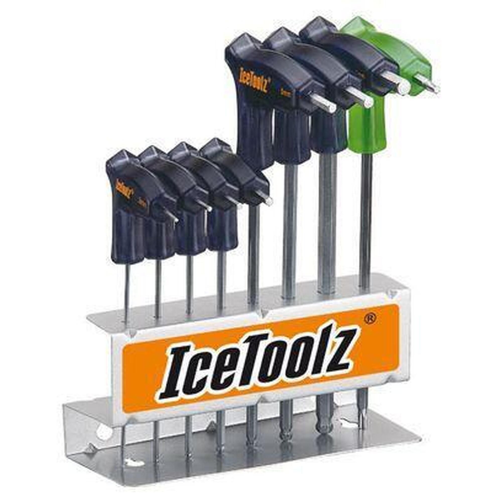 IceToolz 8-częściowy zestaw kluczy imbusowych z uchwytem T