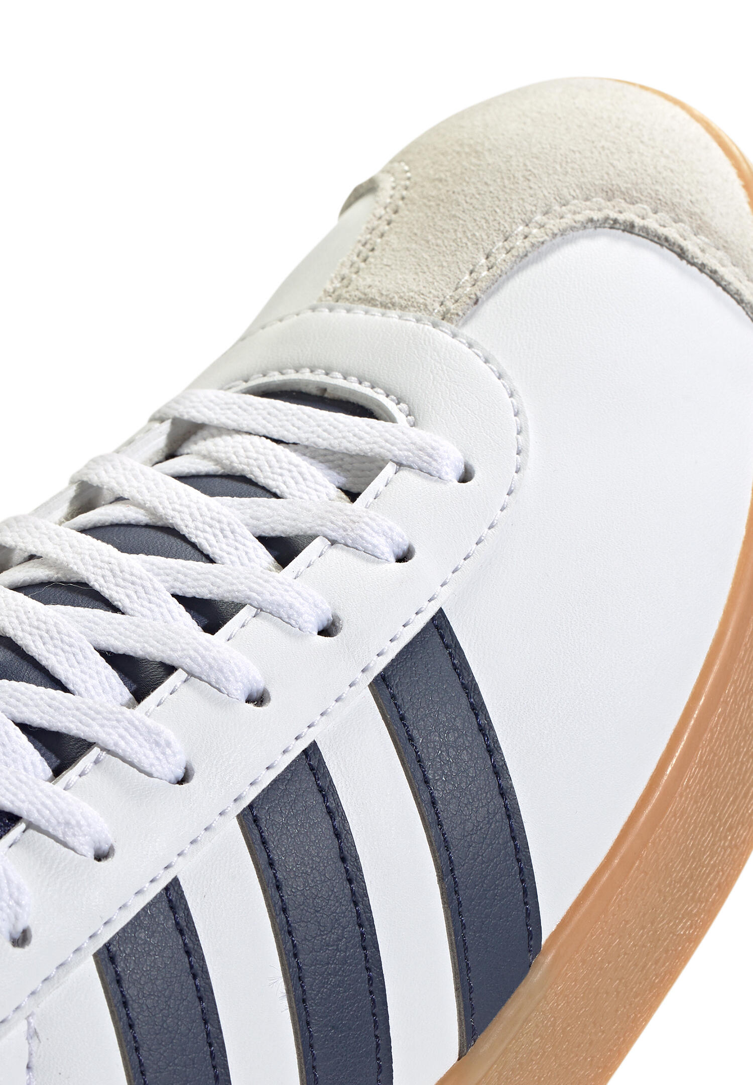 adidas Herren VL COURT Base Sneaker Schuhe Leder JQ3037 Weiß 6/7