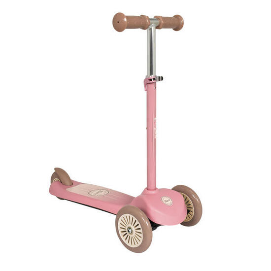 Trottinette 3 roues SPORTY pour les enfants dès 2 ans - Rose pastel
