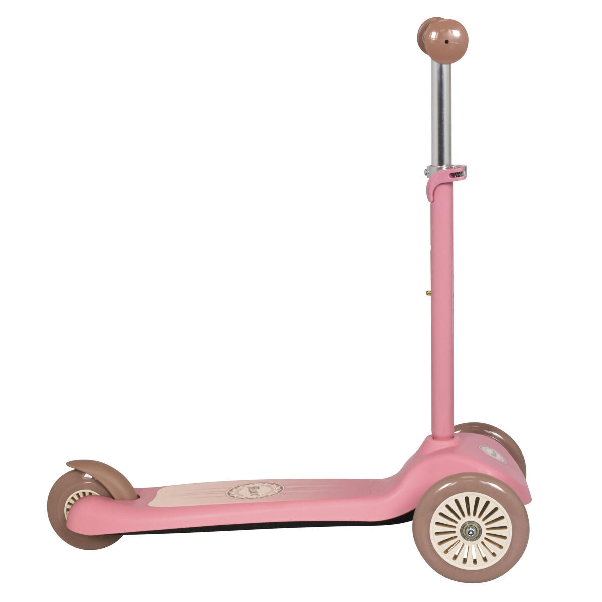 Trottinette 3 roues SPORTY pour les enfants dès 2 ans - Rose pastel 3/3