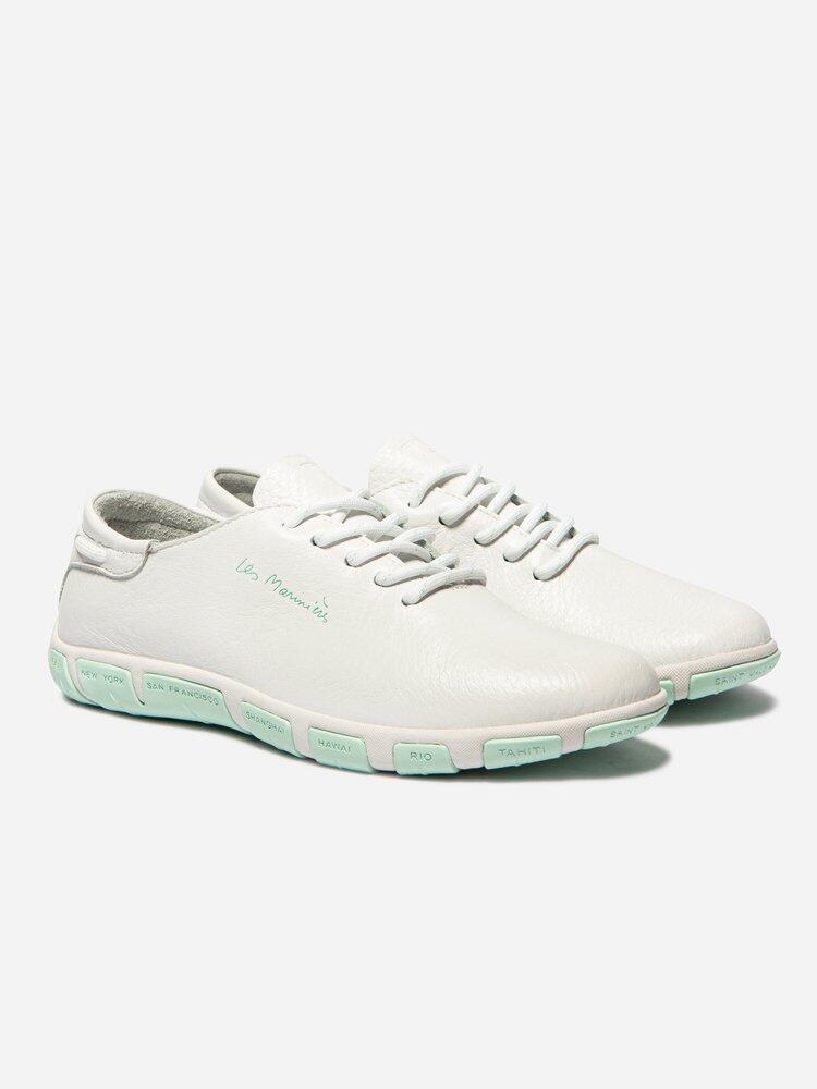 Baskets Femme - JAZARU Extra Blanc + Opale 2/4