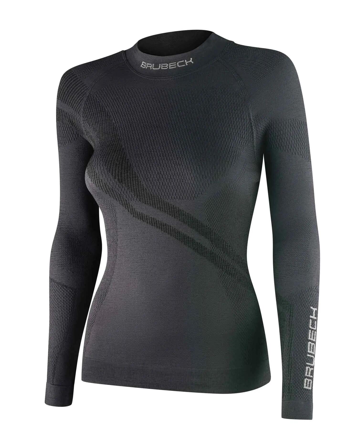 Bluza damska z wełną merino Brubeck THERMO WOOL by Pustelnik 3/5