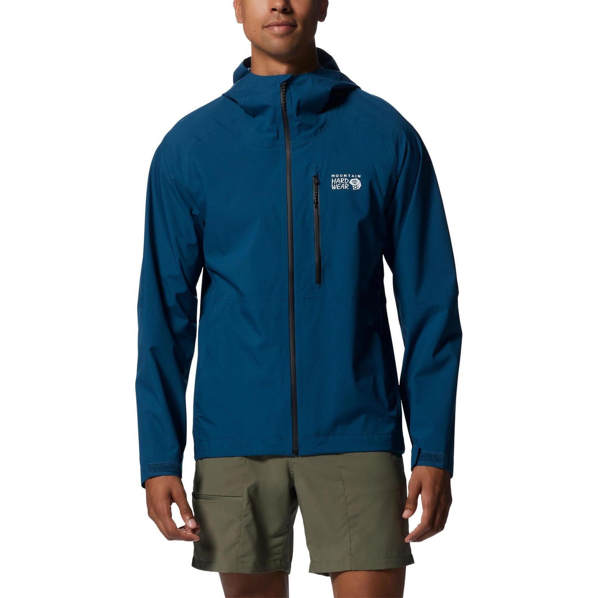 Mountain Hardwear - Imperméable Homme Stretch Ozonic - Coupe-pluie - Bleu - Decathlon
