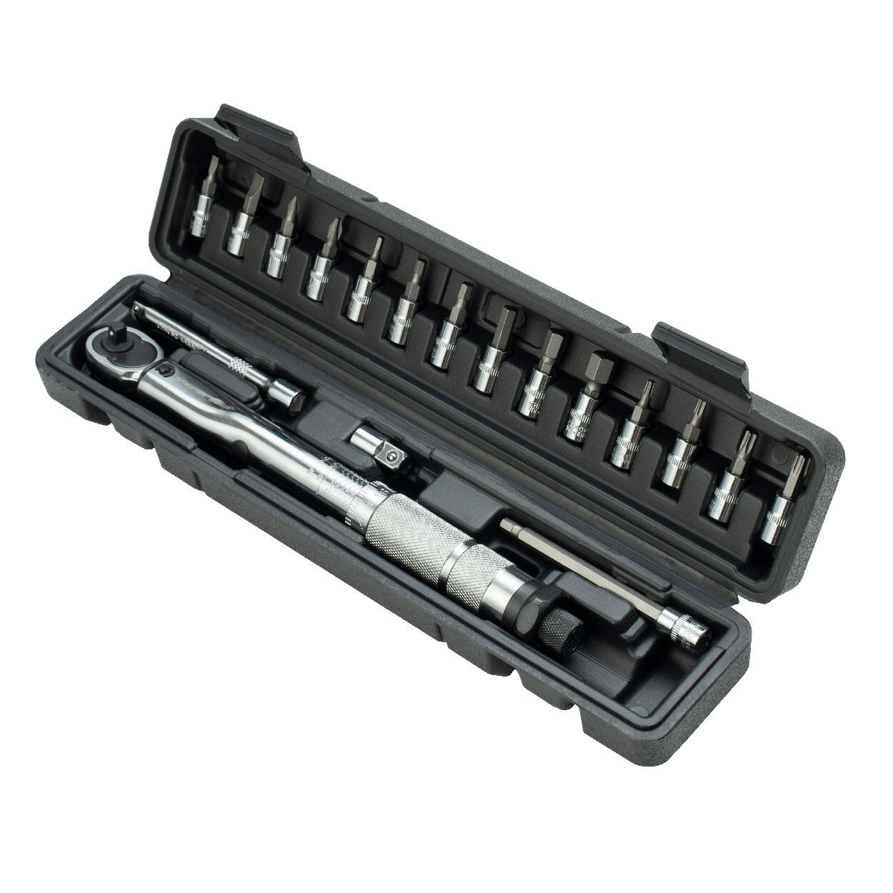 Set di chiavi dinamometriche per biciclette 14 bit 1/4" 2-24 Nm 3/7