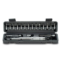 Jeu de clés dynamométriques pour vélo 14 bits 1/4" 2-24 Nm