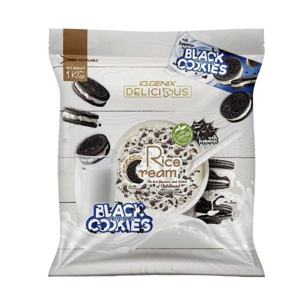 IO.GENIX Rice cream - 1 kg Biscoitos pretos da IO.Genix