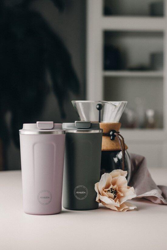 AYA&IDA CUP2GO 500 ml Garrafa Térmica – Dark Grey 5/7