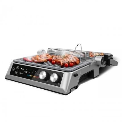 Elektrische Barbecue CECOTEC Rockn'Grill Bistro Zilverkleurig