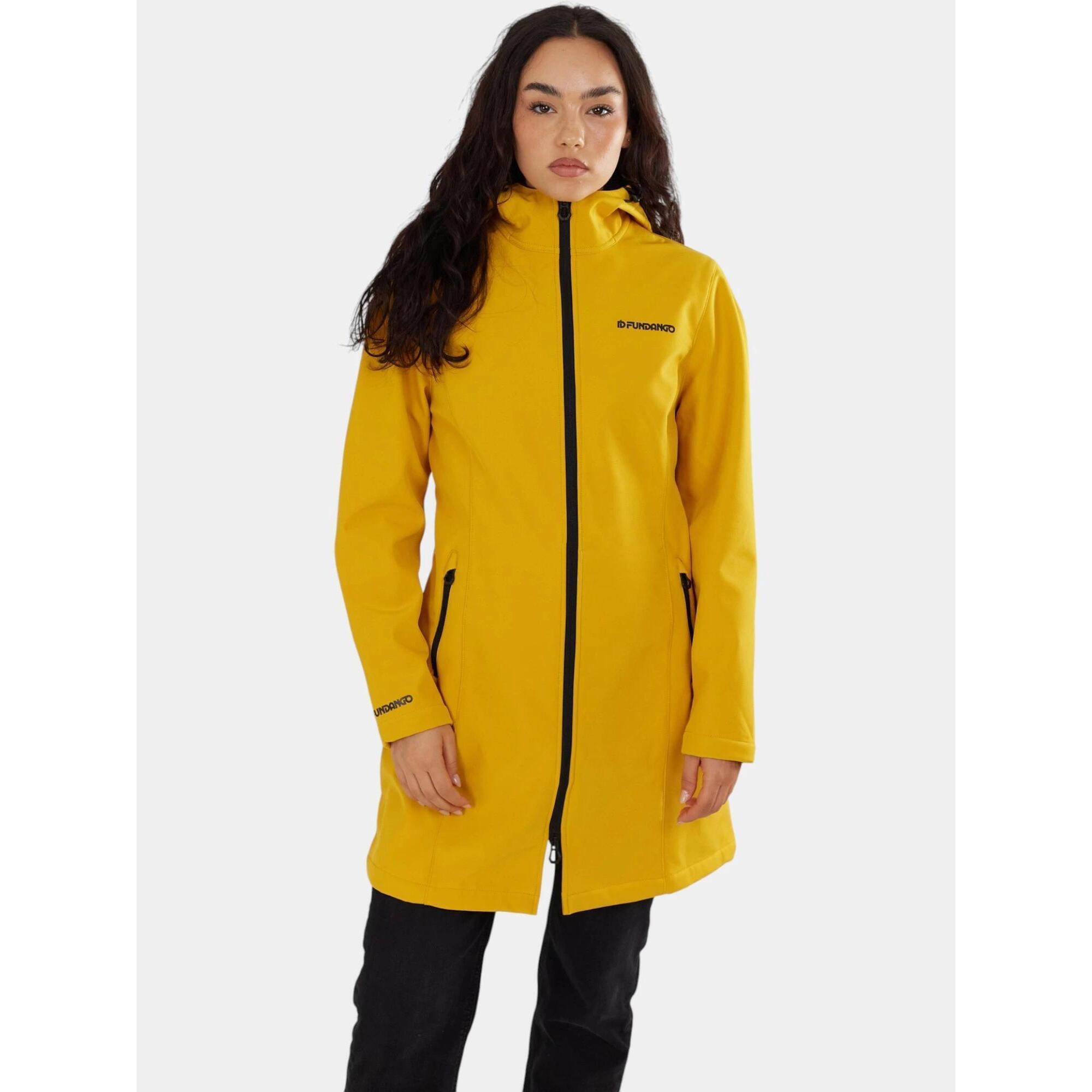 Fundango - Veste Softshell Femme Wichita - Softshell - Jaune - Decathlon