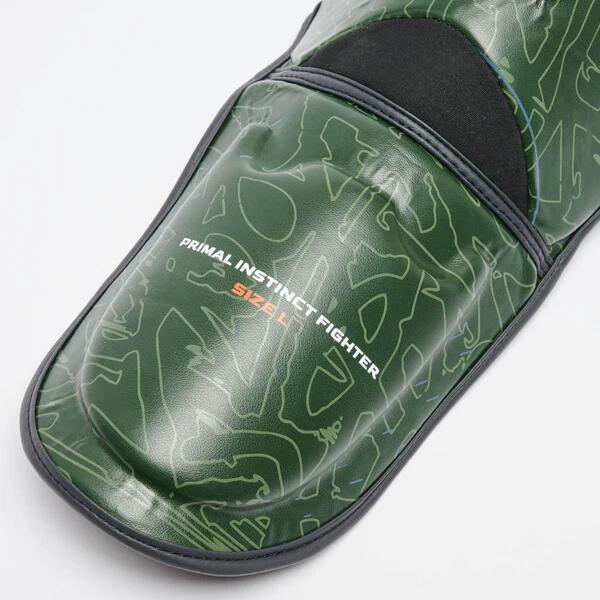 LEONE protège-tibias PRIMAL INSTINCT vert S 6/8