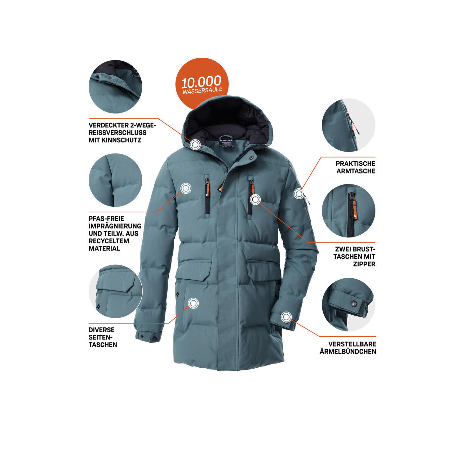 Kinder Steppparka KOW 238 BYS QLTD PRK 5/6