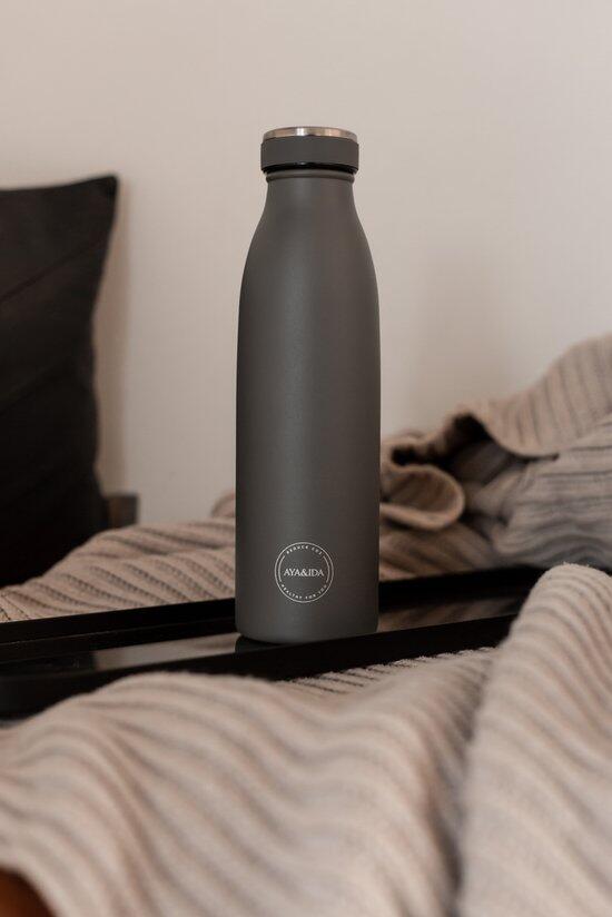 Aya & Ida Drinkfles 500ml Dark Grey 6/6
