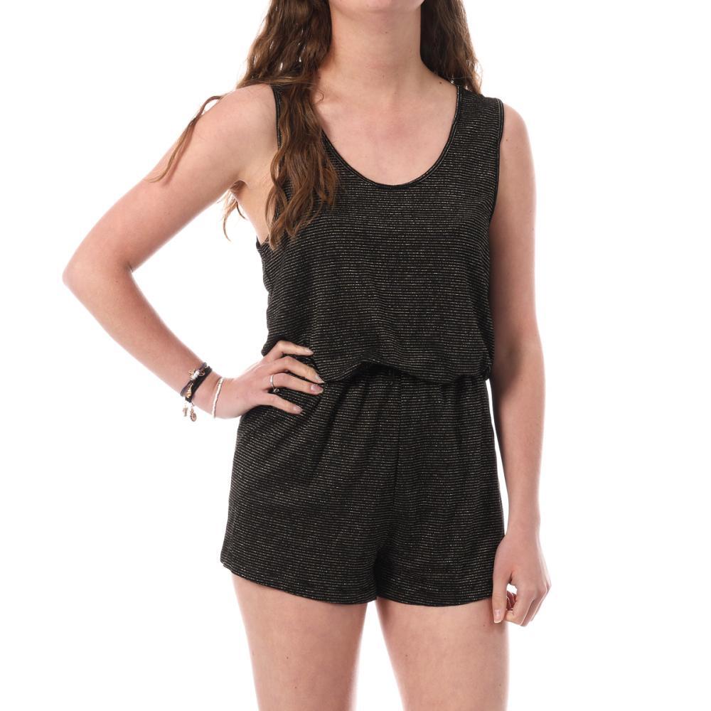 Deeluxe Jalia Women's Black & Gold Playsuit