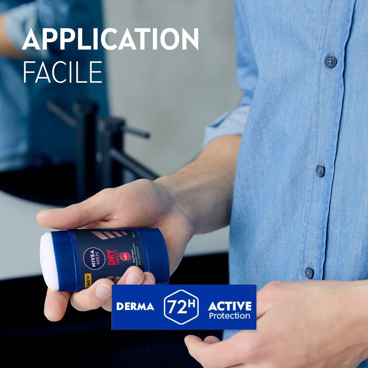 Desodorante en Spray NIVEA MEN DRY IMPACT 50 ml 4/5