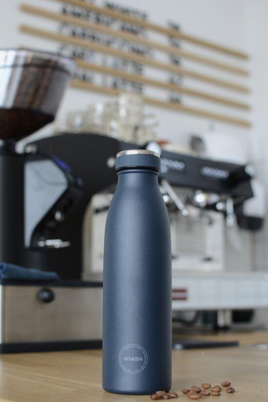 Aya & Ida Bouteille 500ml Navy Blue 3/7