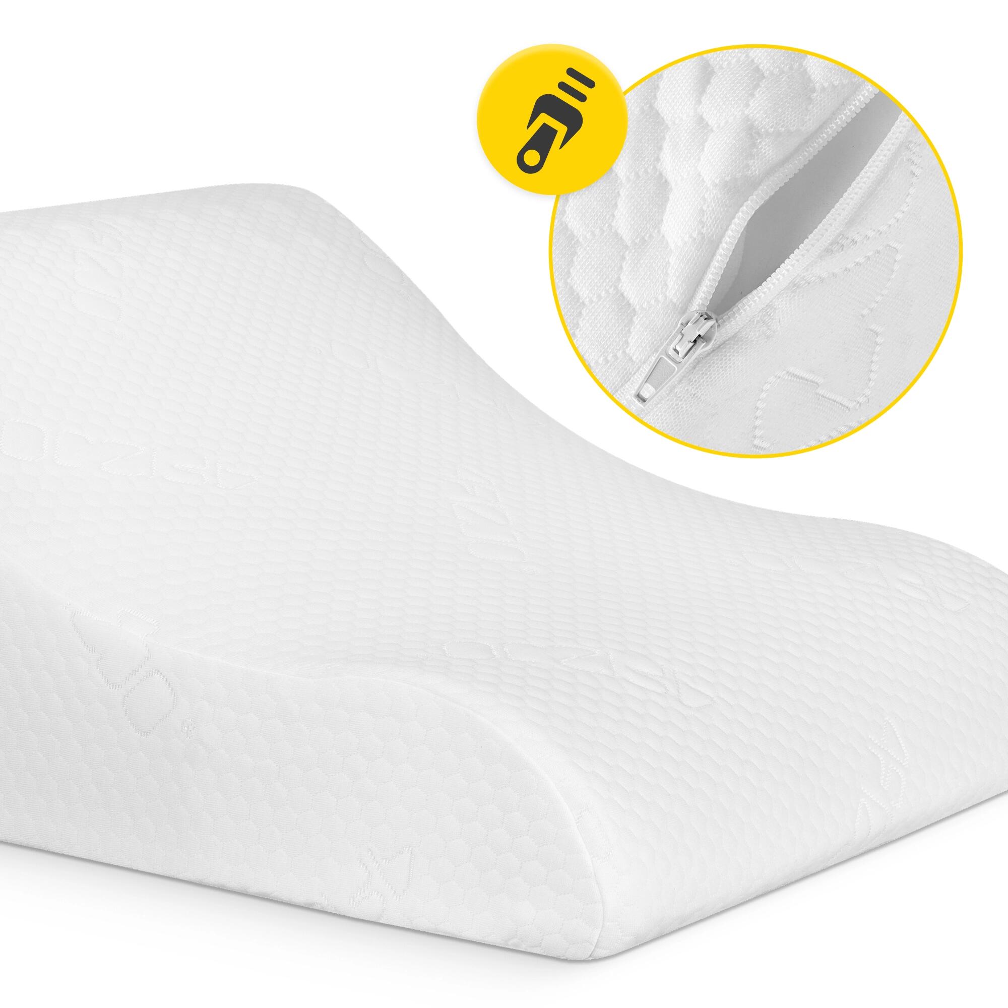 Orthopädisches Kopfkissen Keil PRO 4FIZJO weiß 6/7