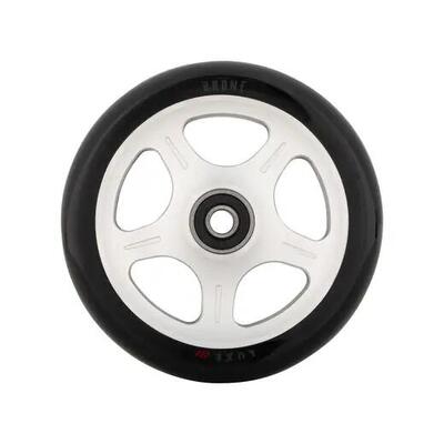 Drone luxe 3 dual core feather-light stuntstep wiel - 110mm - zilver