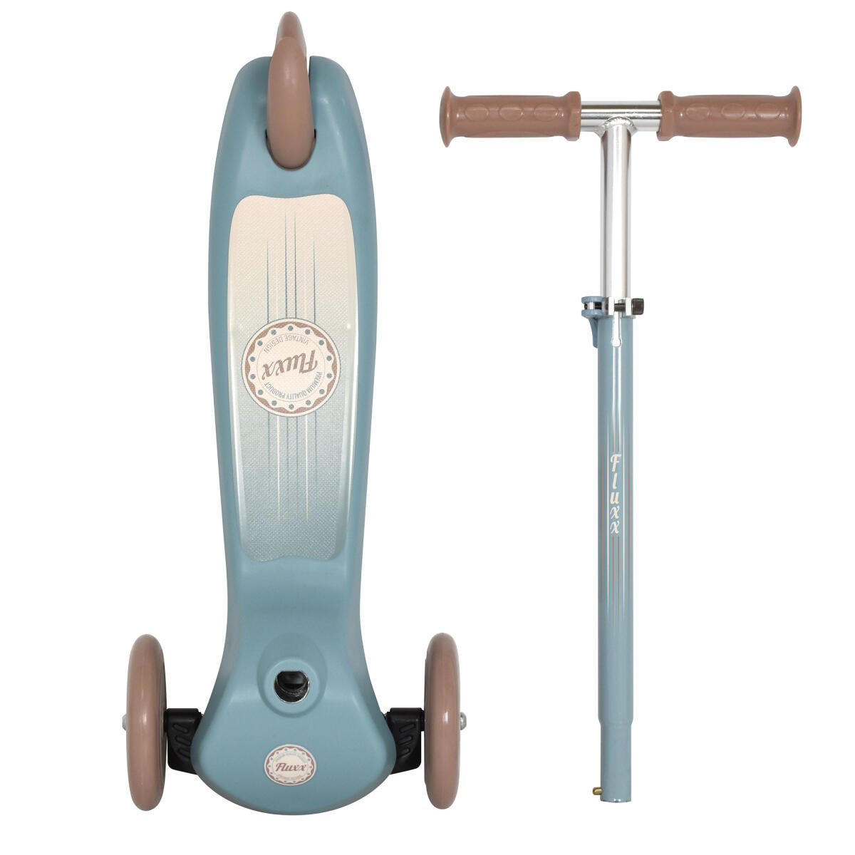 Trottinette 3 roues SPORTY pour les enfants dès 2 ans - Bleu ciel 3/3