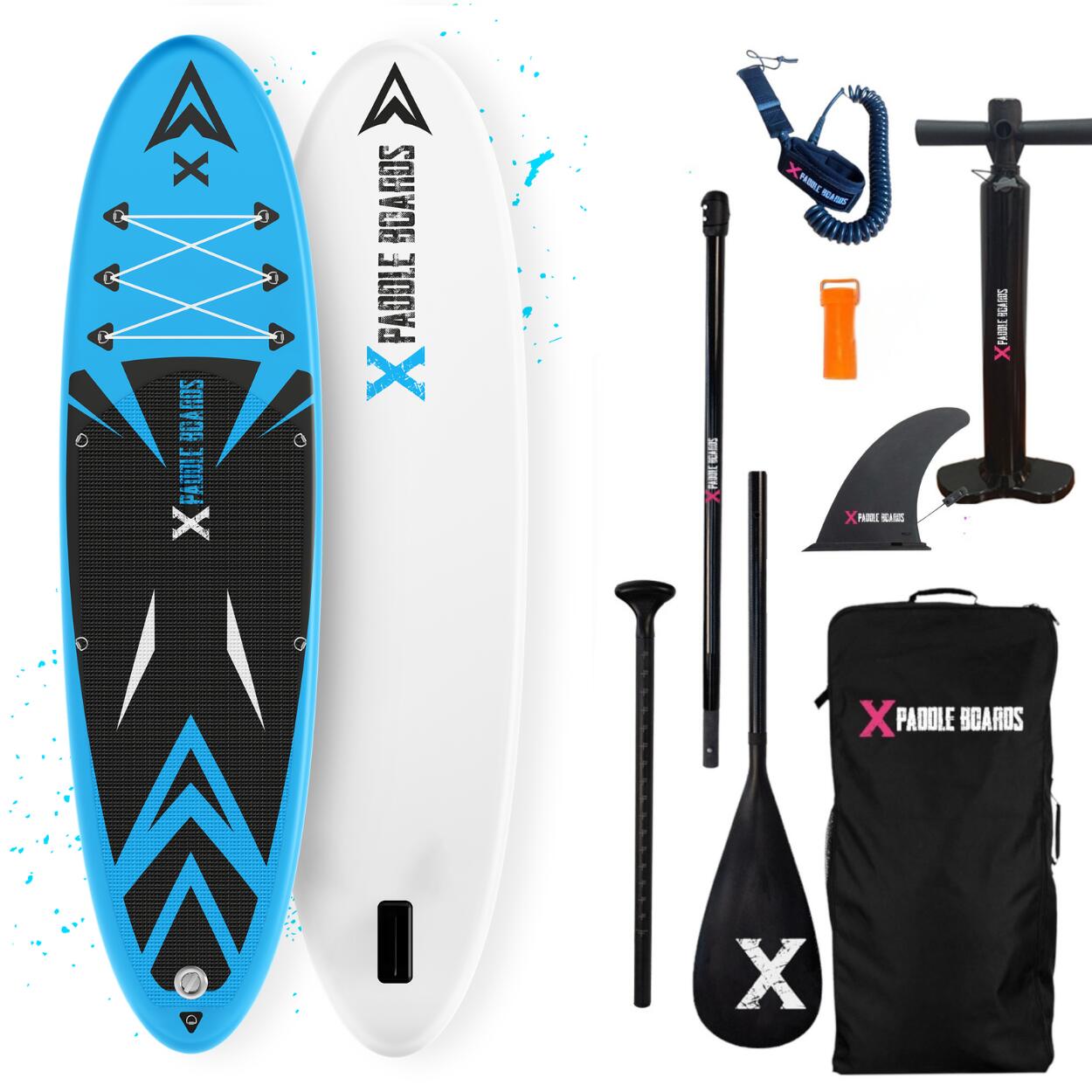 X PADDLE BOARDS Nafukovací SUP x-treme kompletní set kajak 320 x 82 x 15 cm